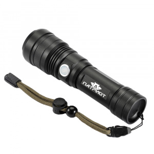 Патриот PT-FLR25 фонарь ручной (1L, 18650.,ZOOM)