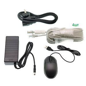 Орбита OT-VNK03 IP комплект видеонаблюдения (4 камеры, 1080P)