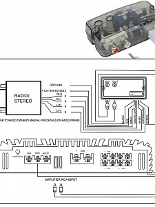 Преобразователь конвертер уровня сигнала для акустики TDS TS-CAD09