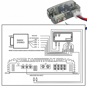 Преобразователь конвертер уровня сигнала для акустики TDS TS-CAD09