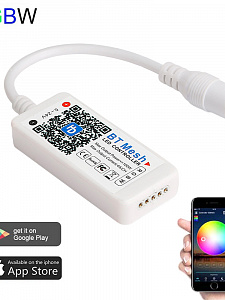 Огонек OG-LDL32 LED контроллер DC 5-24В (Bluetooth, RGBW, 5PIN)