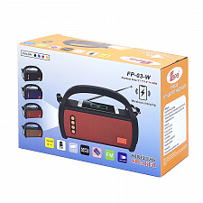 Fepe FP-03-W радиоприёмник аккумуляторный (USB,TF,Bluetooth, беспрв.ЗУ)