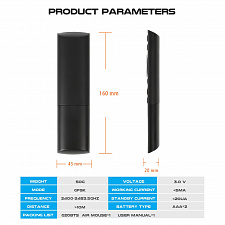 Пульт Bluetooth универсальный для телевизоров и медиаплееров Орбита OT-DVC31