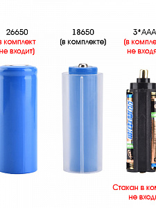 Патриот PT-FLR01 фонарь ручной (1L, 18650.,ZOOM)
