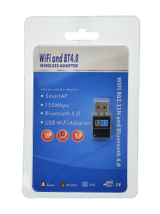 Орбита OT-PCB19 Bluetooth адаптер + Wi-Fi (v4.0 + 2.4ГГц 150Мбит)