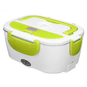 Ланч бокс для еды с подогревом в авто 12/220В Огонёк OG-HOG02 Зеленый