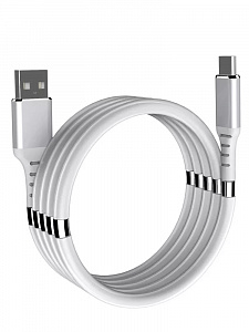 Орбита OT-SMT24 Белый кабель USB 2.4A (TYPE C) 1м