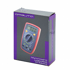 Мультиметр цифровой с прозвонкой тестер тока и напряжения Орбита OT-INM22