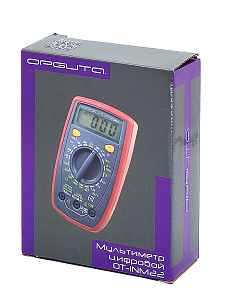 Мультиметр цифровой с прозвонкой тестер тока и напряжения Орбита OT-INM22