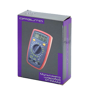 Мультиметр цифровой с прозвонкой тестер тока и напряжения Орбита OT-INM22