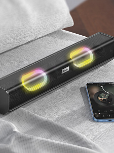 HOCO BS49 Черная активная колонка (Bluetooth,FM,10W)