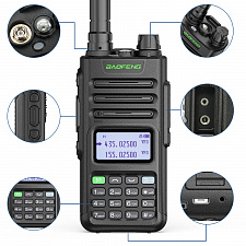 Baofeng UV-13 PRO V2 Черная рация (UHF/VHF)