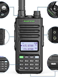 Baofeng UV-13 PRO V2 Черная рация (UHF/VHF)
