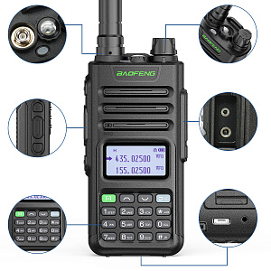 Baofeng UV-13 PRO V2 Черная рация (UHF/VHF)