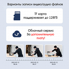 Камера видеонаблюдения уличная с сим картой и микрофоном 4 Mp Орбита OT-VNI52