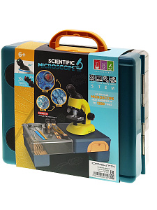Микроскоп детский для наблюдения с кейсом в виде столика Орбита OT-INL83