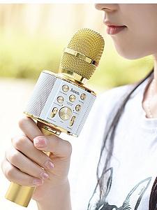 HOCO BK3 Золото Микрофон (Bluetooth, динамики, USB)