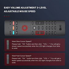 Пульт универсальный с голосовым управлением для телевизоров и медиаплееров Орбита OT-DVC34