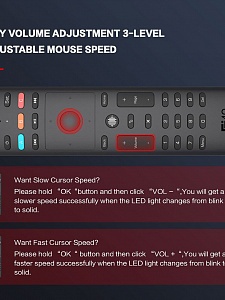 Пульт универсальный с голосовым управлением для телевизоров и медиаплееров Орбита OT-DVC34