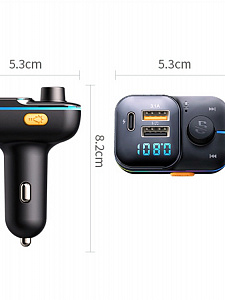FM-модулятор трансмиттер автомобильный с Bluetooth TDS TS-CAF19