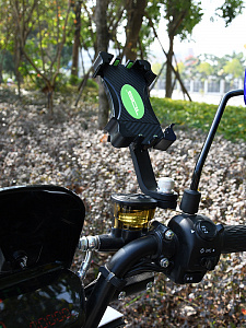 Держатель для телефона на велосипед, мотоцикл TDS TS-CAA59 Зеленый