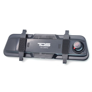 TDS TS-CAR42 автовидеорегистратор зеркало+камера