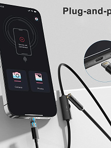 Эндоскоп гибкая камера для айфона (Iphone) Lightning с подсветкой 2м Орбита OT-SME18