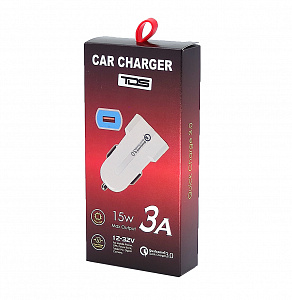 TDS TS-CAU03 ЗУ авто USB (QC3.0,3100mA)