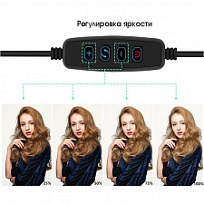 Огонек OG-SMH02 лампа кольцевидная со штативом (26см)