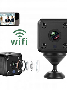 Беспроводная мини IP камера видеонаблюдения Wi-Fi Орбита OT-VNG11