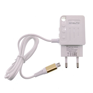 Орбита OT-APU37 ЗУ с 2*USB + кабель Micro USB (5В, 2400mA)