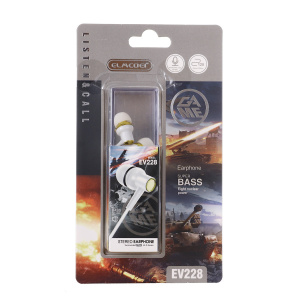 ELMCOEI EV-228 Белые наушники-гарнитура (3.5мм)