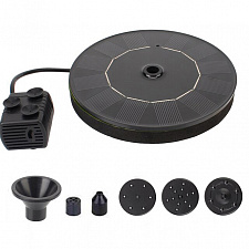 Фонтан садовый на солнечной батарее 18 см, 250м3/час Огонёк OG-HOG09