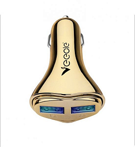 VEECLE HM-C13 MicroUSB/Type-C/iPhone ЗУ в прикуриватель USB + кабель (5B,2100mA)
