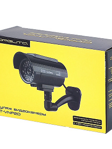 Муляж камеры видеонаблюдения с солнечной панелью со светодиодом Орбита OT-VNP20