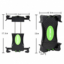 Держатель для телефона на велосипед, мотоцикл TDS TS-CAA59 Зеленый