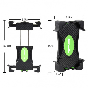 Держатель для телефона на велосипед, мотоцикл TDS TS-CAA59 Зеленый