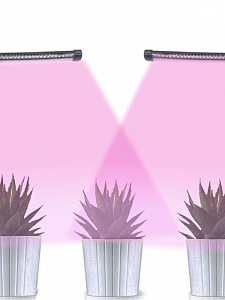 Фитолампа для растений с таймером на телескопической ноге Огонек OG-LDP16