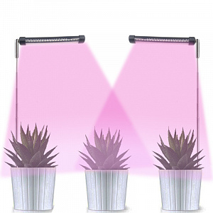 Фитолампа для растений с таймером на телескопической ноге Огонек OG-LDP16