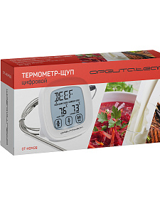 Термометр кулинарный с щупом, градусник для еды Орбита OT-HOM28