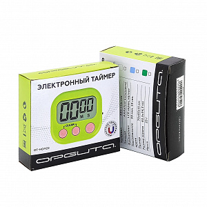Таймер кухонный электронный Орбита OT-HOM22 Зеленый