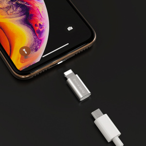 BOROFONE BV5 переходник (гнездо MicroUSB - штекер Lightning)
