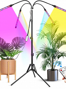 Фитолампа для растений на штативе с таймером Огонек OG-LDP07