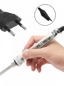 Паяльник электрический 60Вт с терморегулятором Помощник PM-INP30