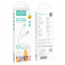 HOCO X97 Белый кабель PD60W (TYPE-C-TYPE-C) 1м