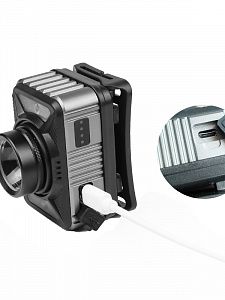 Патриот PT-FLG32 фонарь налобный (3L, аккум, дат.движ)