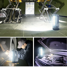 Патриот PT-FLR35 фонарь ручной (1L+3L, встр. аккум)