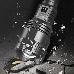 Патриот PT-FLR34 фонарь ручной (1L, 2*26650,ZOOM)