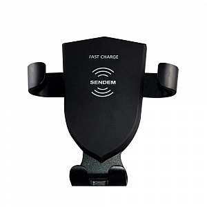 SENDEM W5 Держатель для смартфонов + беспроводное ЗУ 5W (в воздуховод)