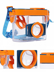 Банка для насекомых с лупой и пинцетом Орбита OT-INL80